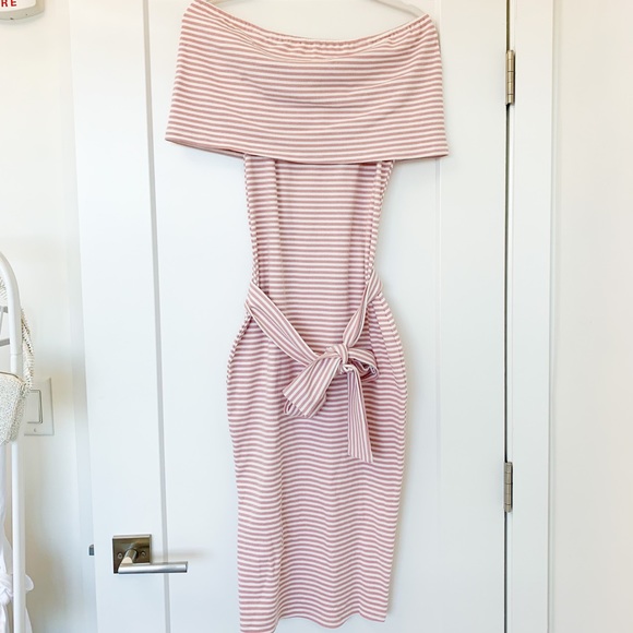 Striped midi dress - Picture 4 of 4